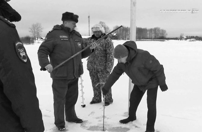 12 декабря введена в эксплуатацию ледовая переправа в Тюлькино Соликамского округа